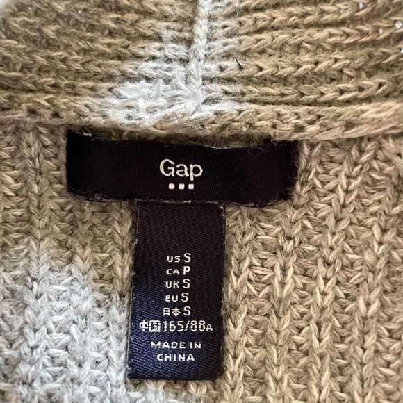 GAP Stripped knit cardigan, Open front long cardigan ✿ - Picture 3 of 8